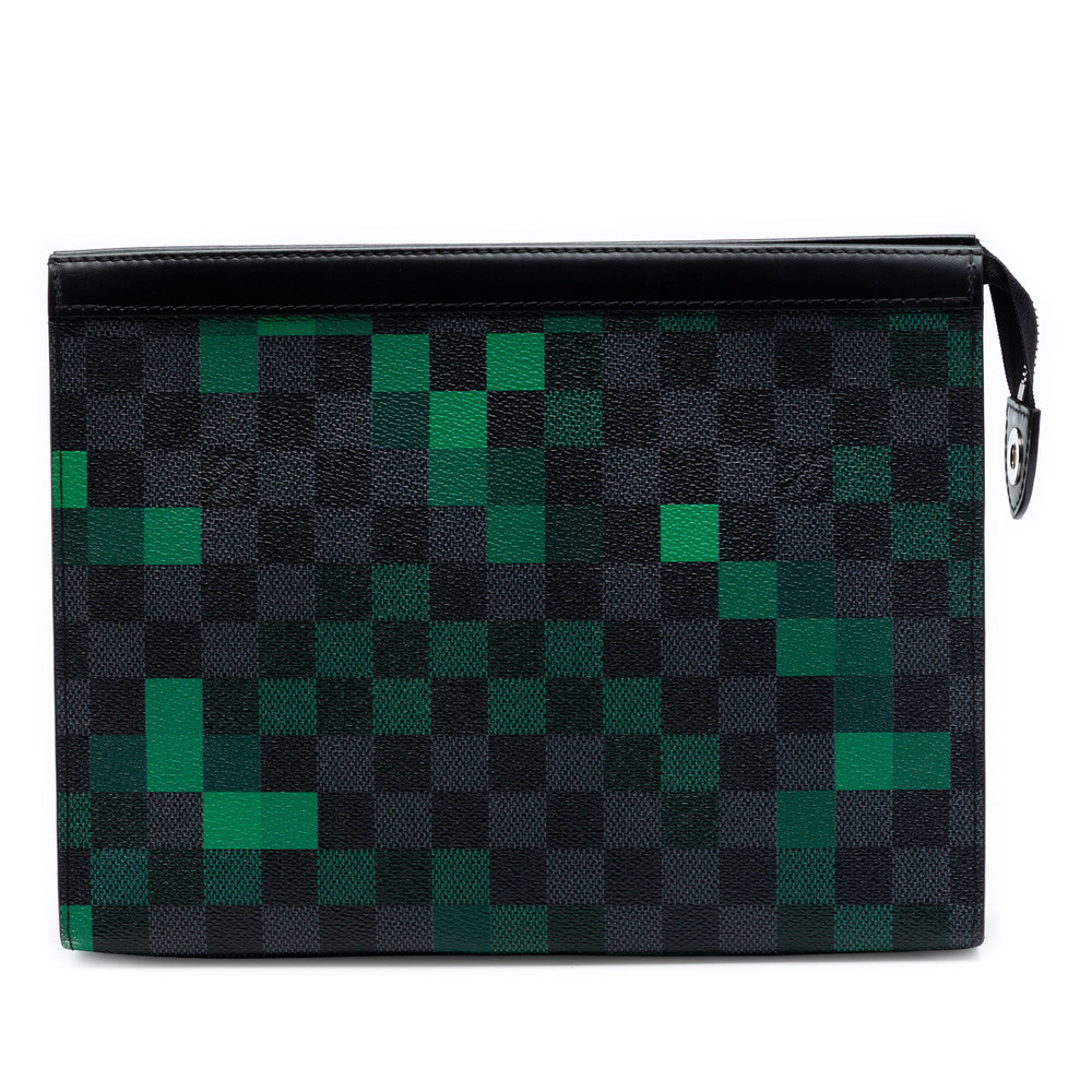 Pre-Loved Louis Vuitton Damier Graphite Pixel Pochette Voyage MM - Picture 1 of 6